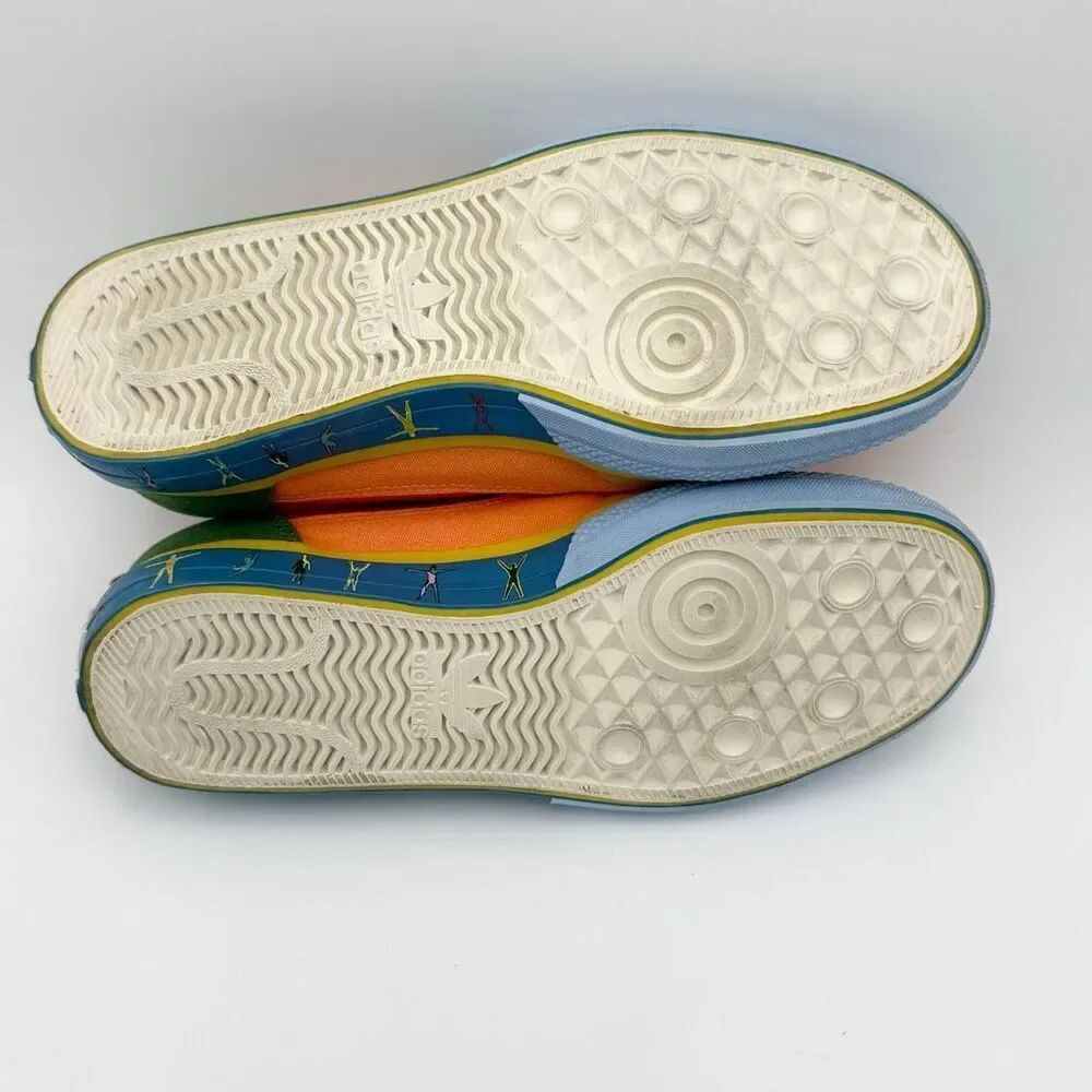 Adidas Nizza Slip-On Low Pride Pack - Love Unites' Canvas Sneakers - US Men’s 7.